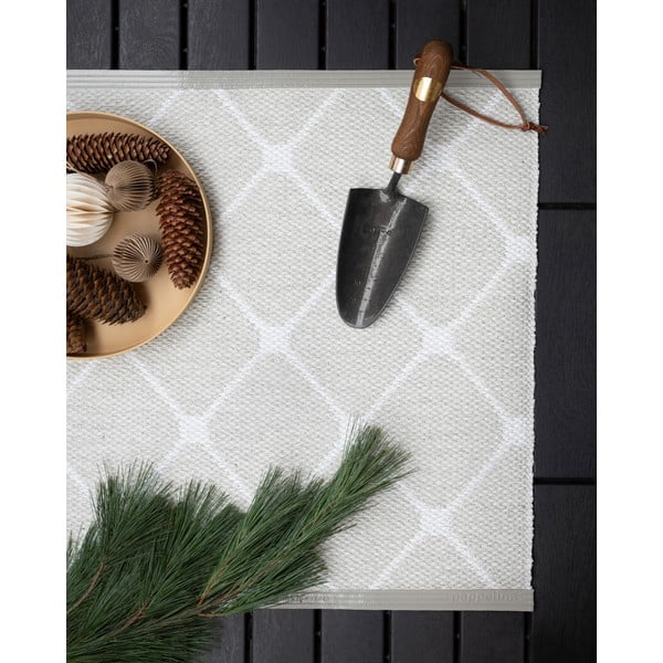 Svetlo siv/kremno bel zunanji in notranji tekač 70x160 cm Rex Fossil – Pappelina-image-4