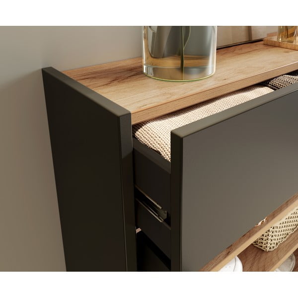 Antracitno siva omarica 56x97x22 cm Ameca – Germania-image-4