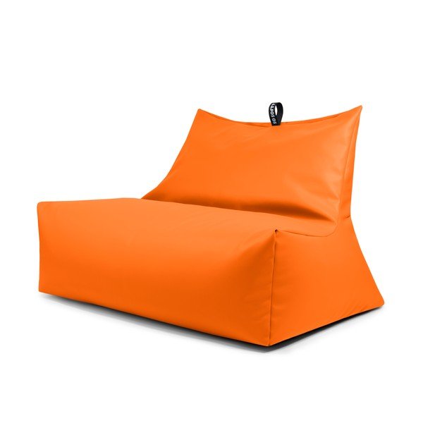 Oranžna vreča za sedenje iz umetnega usnja Icy Sofa – So Soft?