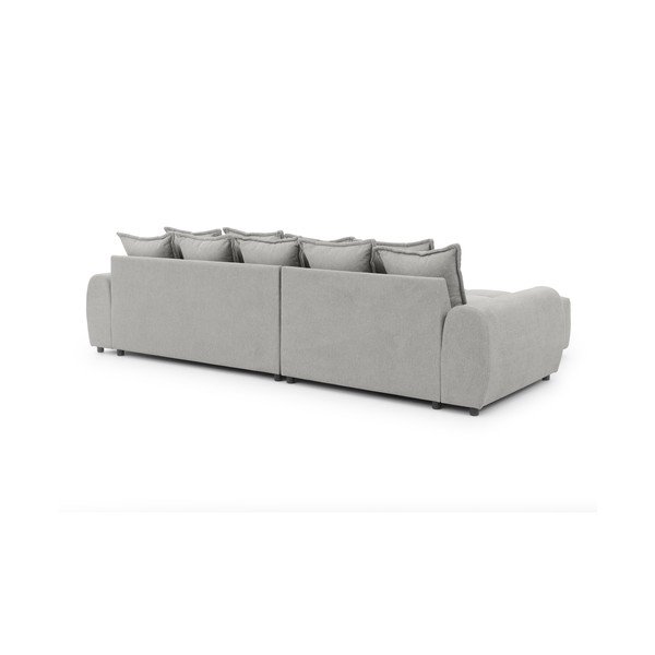 Svetlo siva kotna sedežna garnitura (levi kot/z ležalnikom) Albane  – Ropez-image-4