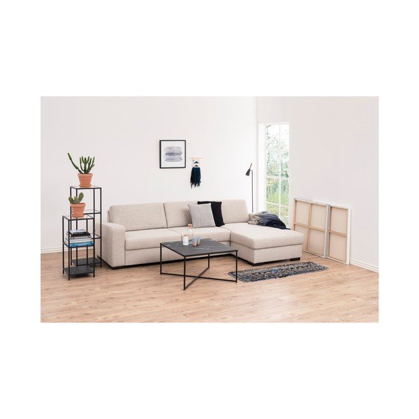 Črna mizica 80x80 cm Alisma - Actona-image-3