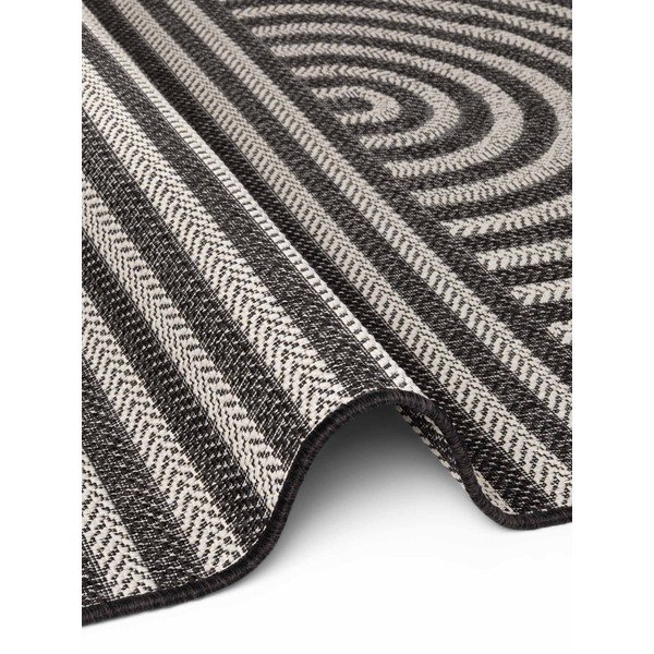 Črna/kremno bela notranja in zunanja preproga 160x230 cm Haringey Woodfield – Ted Baker-image-4