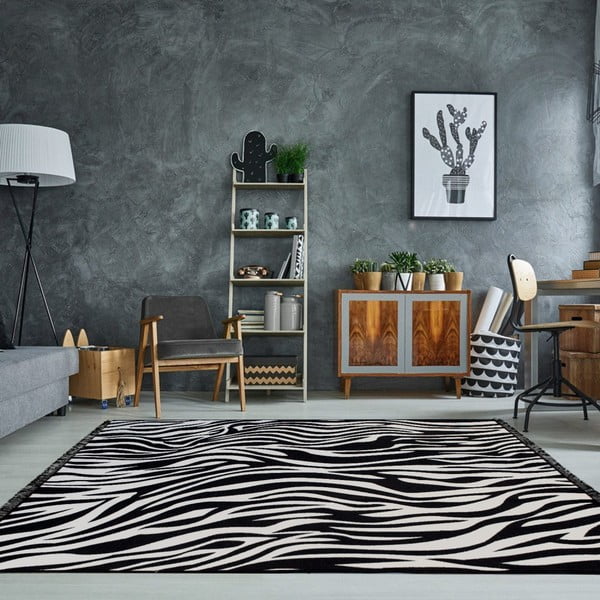 Obojestranska pralna preproga Kate Louise Doube Sided Rug Zebra, 80 x 150 cm-image-1