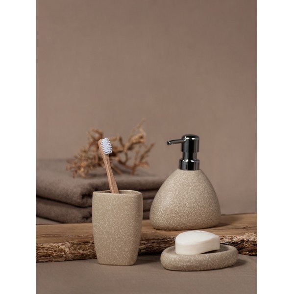 Bež keramičen lonček za zobno ščetko Wenko Pion-image-4
