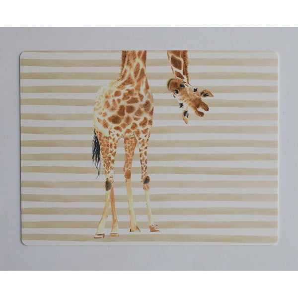 Podloga za pisalno mizo Little Nice Things Giraffe, 55 x 35 cm