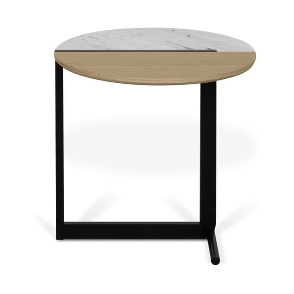Klubska miza s ploščo iz hrasta in marmorja TemaHome Mezzo