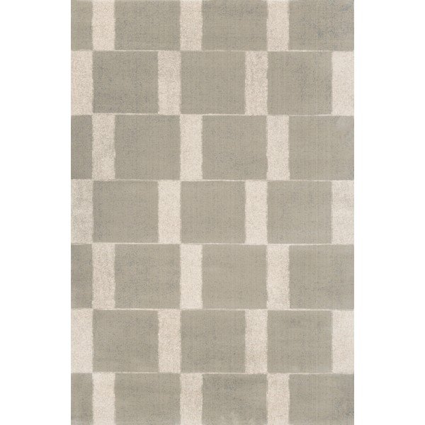 Sivo-bež volnena preproga 133x190 cm Agnus Pavement – Agnella