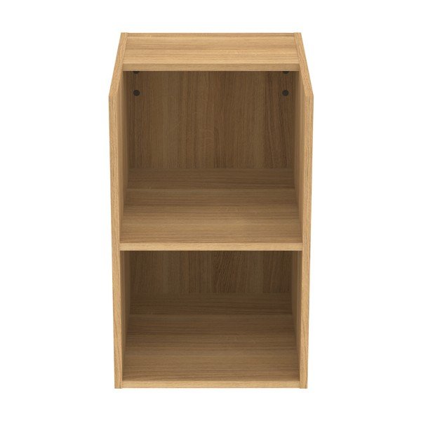 Nizka stenska kopalniška omarica v hrastovem dekorju v naravni barvi 40x63 cm i.Life B – Ideal Standard
