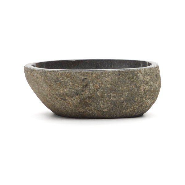 Siv kamnit okrogel umivalnik ø 40 cm Tetsu – Kave Home