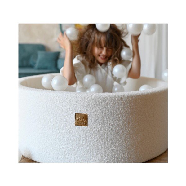 Siv bazen z žogicami ø 90 cm višina 30 cm – Meowbaby-image-1