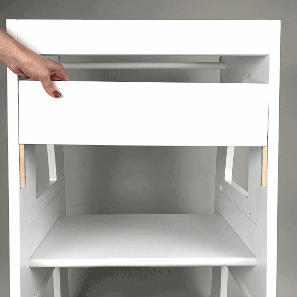 Sprednja turkizna prečka za pomagalček Montessori - Rocket Baby -image-3