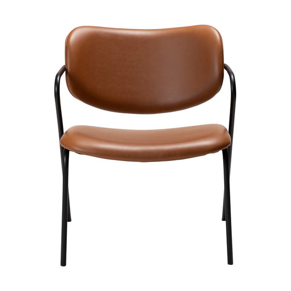 Fotelj iz imitacije usnja v konjak rjavi barvi Zed – DAN-FORM Denmark-image-2