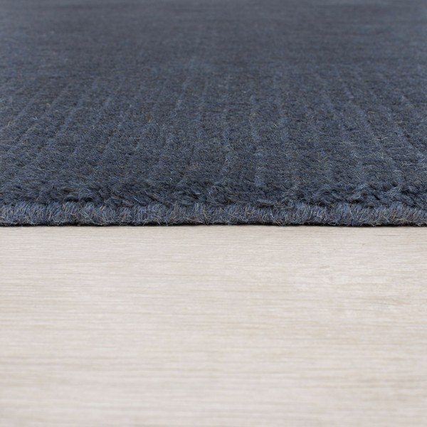 Temno modra volnena preproga Flair Rugs Siena, 80 x 150 cm-image-2