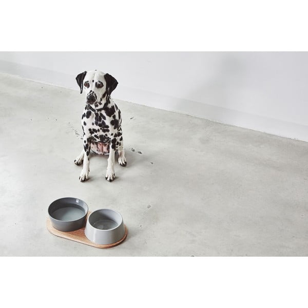 Porcelanaste posode za hrano v kompletu 2 ks ø 21 cm Doppio Concrete M/L – MiaCara-image-1