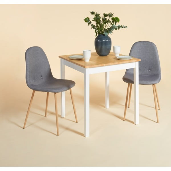 Komplet 2 svetlo sivih jedilnih stolov Bonami Essentials Lissy-image-1