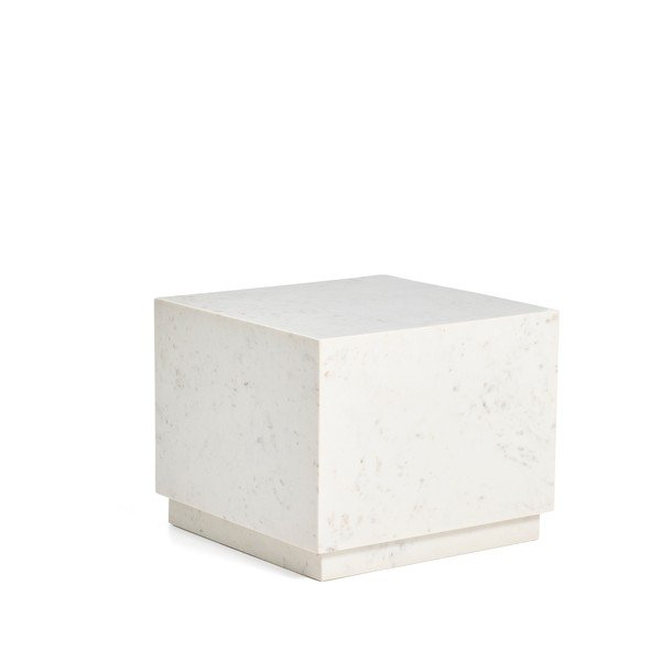 Marmorna stranska mizica 50x50 cm Sorein – Kave Home