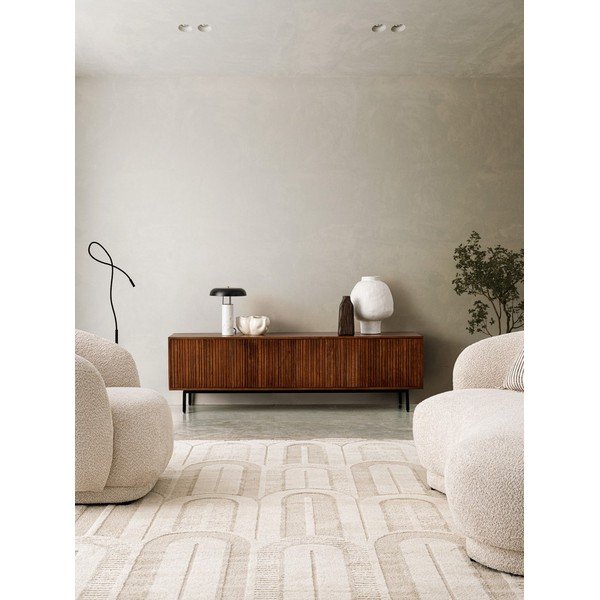 TV omarica iz masivnega manga v naravni barvi 170x50x40 cm Tadita – Bizzotto-image-1