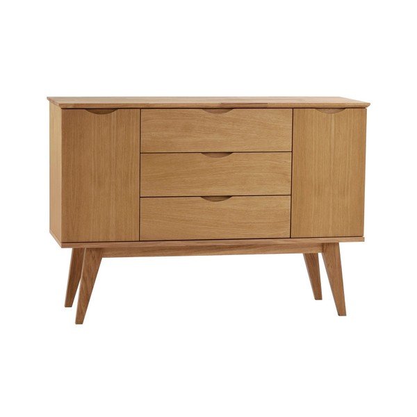 Komoda v hrastovem dekorju Rowico Njord, dolžina 122 cm-image-1