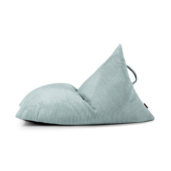 Mentolno zelena otroška vreča za sedenje iz rebrastega žameta Razzy – SLOWDOWN