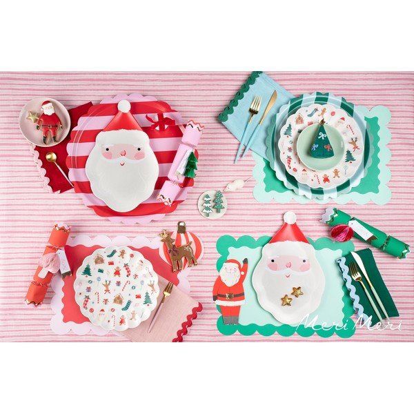 Papirnati prtički v kompletu 16 ks Jolly Christmas – Meri Meri-image-1