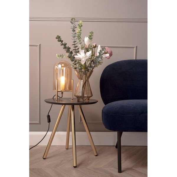 Steklena namizna svetilka v zlati barvi Leitmotiv Glass belil-image-1