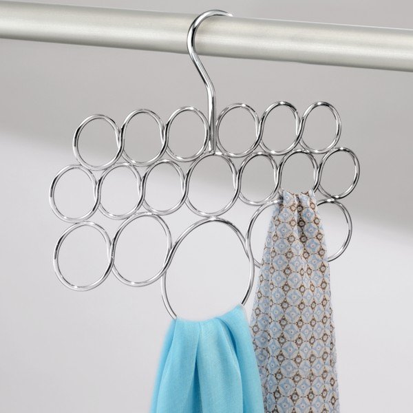 Kovinski obešalnik za šale in rute iDesign Axis, 25 x 28,5 cm-image-1