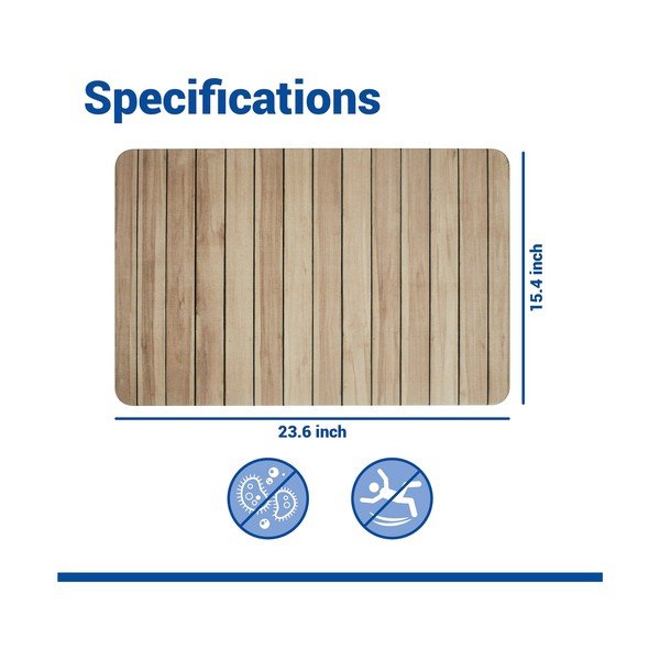 Kopalniška preproga iz diatomejske zemlje v naravni barvi 39x60 cm Lepiana – Wenko-image-3