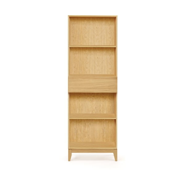Knjižna omara v hrastovem dekorju 62x180 cm Blanco - Woodman