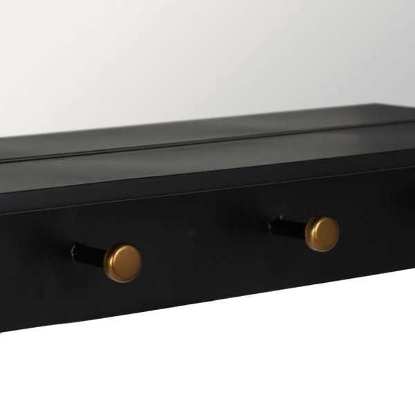 Stensko ogledalo z obešalnikom 69x43 cm – Ixia-image-4