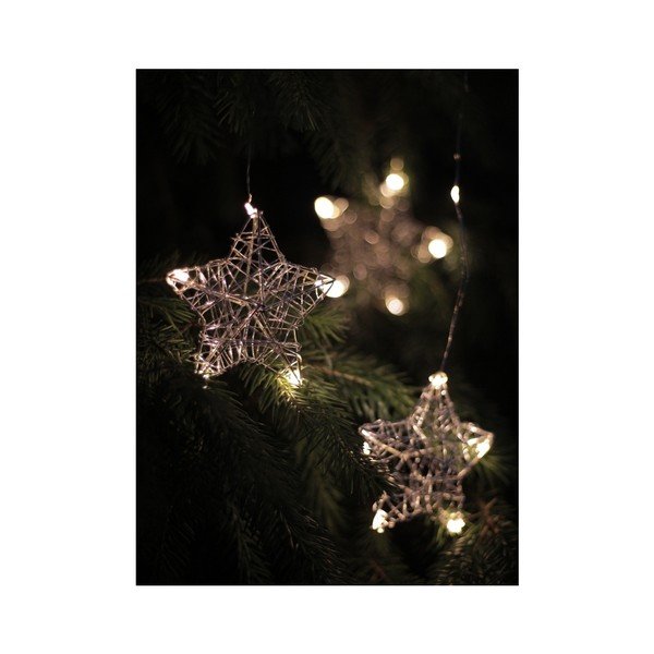 LED svetlobna veriga s 4 visečimi zvezdami DecoKing Stars, 38 luči, dolžina 0,75 m-image-4