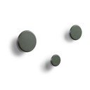 Prašno zeleni leseni stenski obešalniki v kompletu 3 ks Nadua – Kave Home