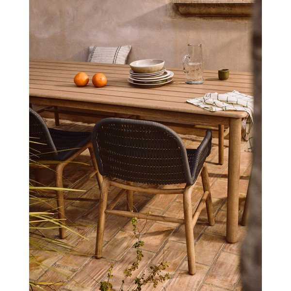 Temno siv vrtni stol Alipa – Kave Home-image-1