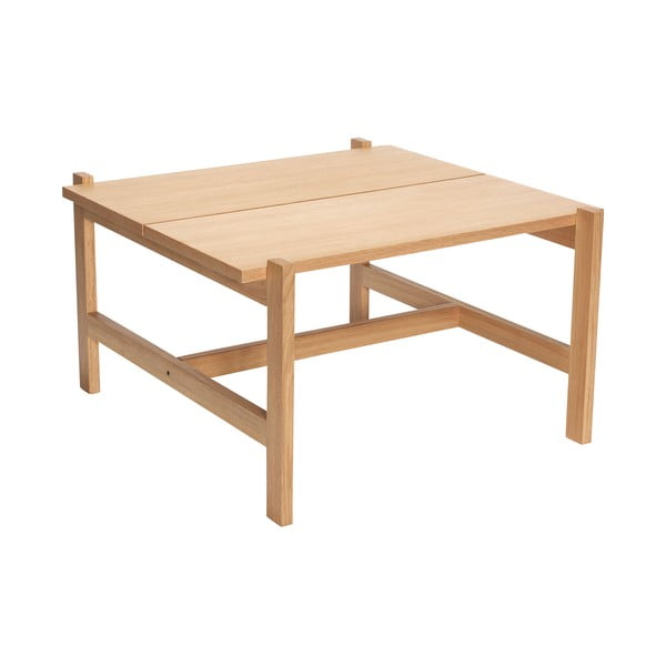 Mizica z mizno ploščo v hrastovem dekorju 80x80 cm Dash – Hübsch-image-2