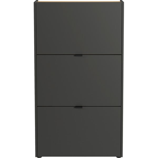 Antracitno siva preklopna omarica za čevlje 71x127x22 cm Ameca – Germania-image-3