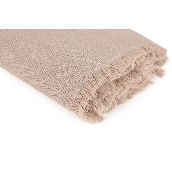 Rjavo pregrinjalo iz recikliranega bombaža 170x205 cm Merlin – Mijolnir-image-3