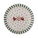 Bel desertni lončen krožnik z božičnim motivom ø 16 cm Yule – Bloomingville
