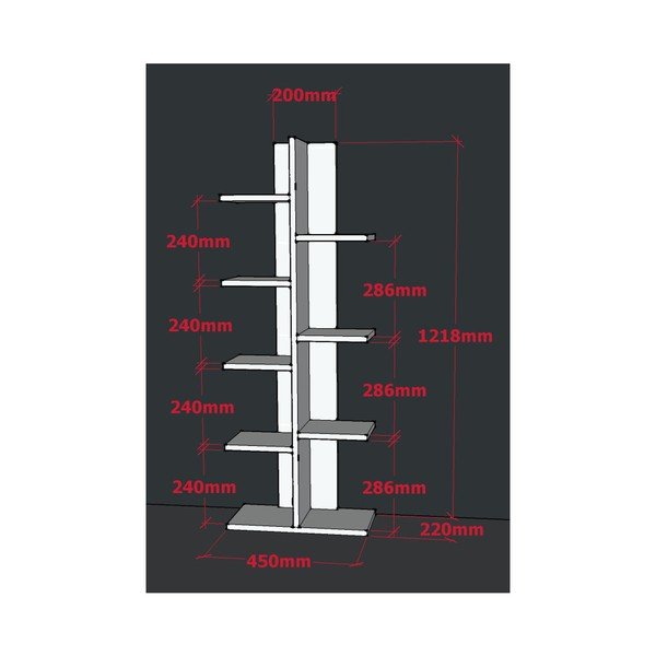 Bel knjižnji regal Tree-image-1