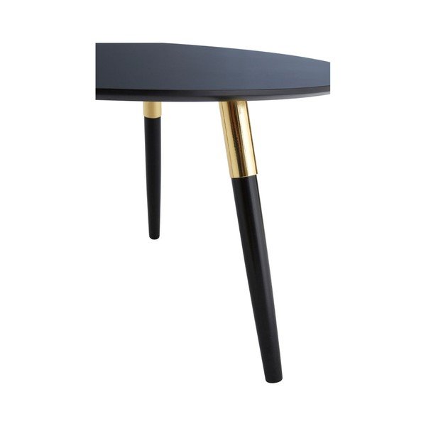 Črna okrogla mizica ø 80 cm Nostra – Premier Housewares-image-1