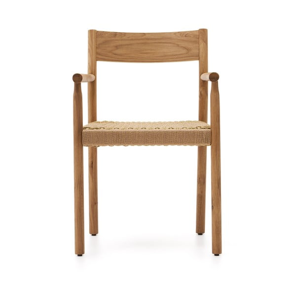 Jedilni stol iz masivnega hrasta v naravni barvi Yalia – Kave Home-image-4