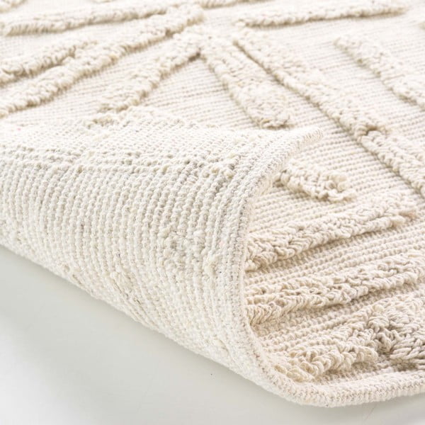 Kremno bela pralna preproga 60x90 cm Athena – douceur d'intérieur-image-3