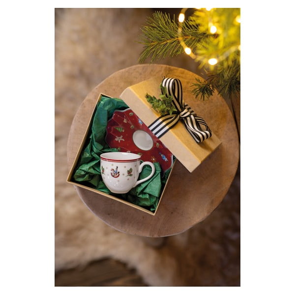 Bela porcelanasta skodelica z božičnim motivom Villeroy&Boch-image-1