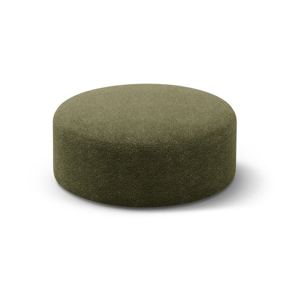 Zelen tabure iz tkanine bouclé Dia – Micadoni 