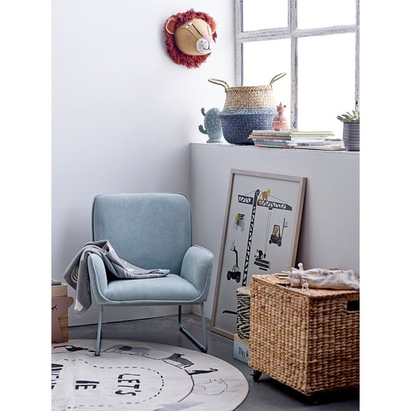 Bela preproga Bloomingville Animals, ø 130 cm-image-1