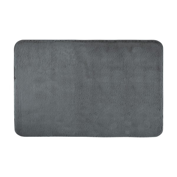 Temno siva tekstilna kopalniška preproga 50x80 cm Saravan – Wenko