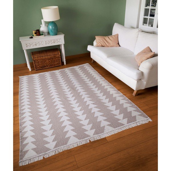 Belo-bež bombažna preproga Oyo home Duo, 60 x 100 cm-image-3