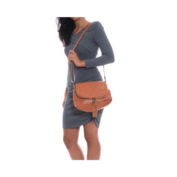 Usnjena torbica Isabella Rhea 2052 Cognac-image-4