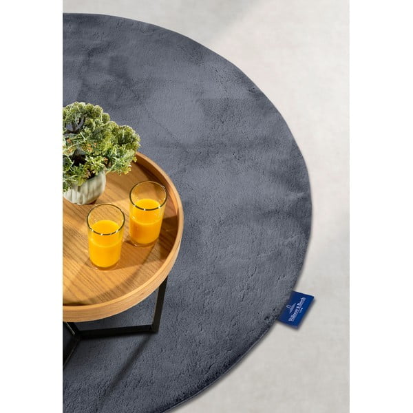 Antracitno siva okrogla preproga ø 160 cm Leon – Villeroy&Boch-image-2