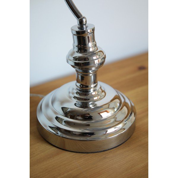 Namizna svetilka v srebrni barvi (višina 22,5 cm) Bankers – Markslöjd-image-3