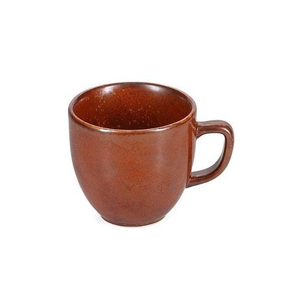 Rjava porcelanasta skodelica za kapučino 200 ml Ovio – BonBistro-image-2