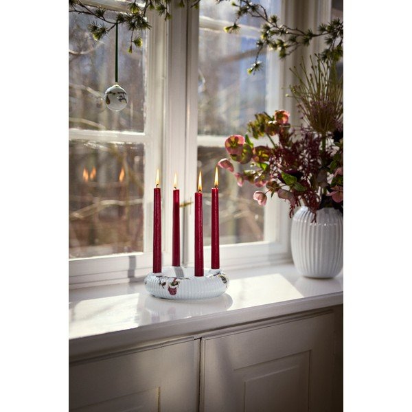 Porcelanast adventni svečnik z božičnim motivom Hammershøi Christmas – Kähler Design-image-2